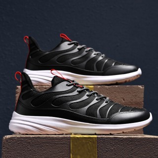 Men's Outdoor Sports Mesh Breathable Running Shoes - Black