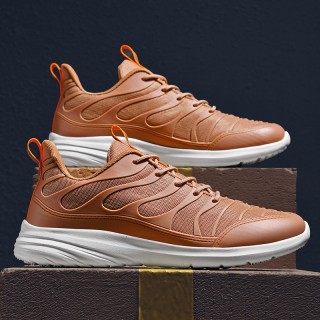 Men's Outdoor Sports Mesh Breathable Running Shoes - Terracotta Warriors