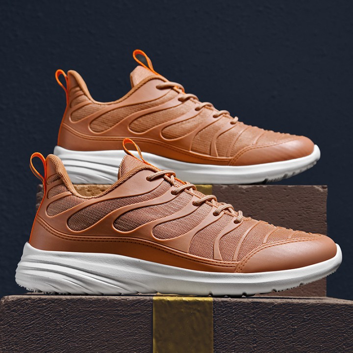 Men's Outdoor Sports Mesh Breathable Running Shoes - Terracotta Warriors